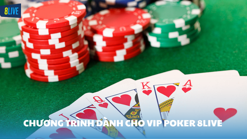 poker 8Live Chương trình VIP hấp dẫn đa dạng